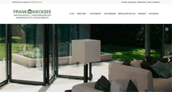 Desktop Screenshot of kiecksee-bauelemente.de